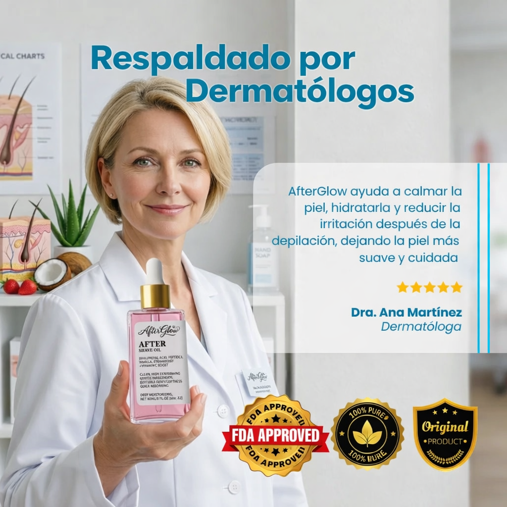 AfterGlow™ | DILE ADIÓS A LA PIEL DE FRESA, IRRITACIÓN Y PELOS ENQUISTADOS AL INSTANTE